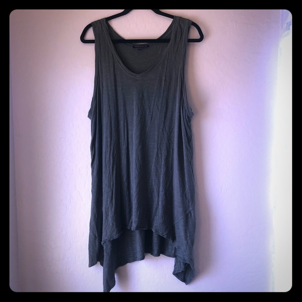Dark Olive asymmetric tank